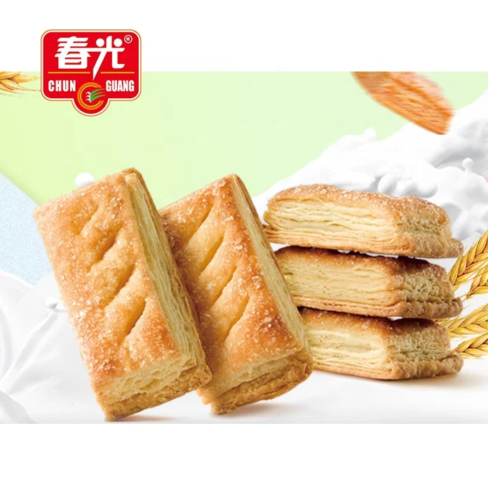 Famous Europe Machine Made, Original Coconut Cookies Coconut Puff Pastry