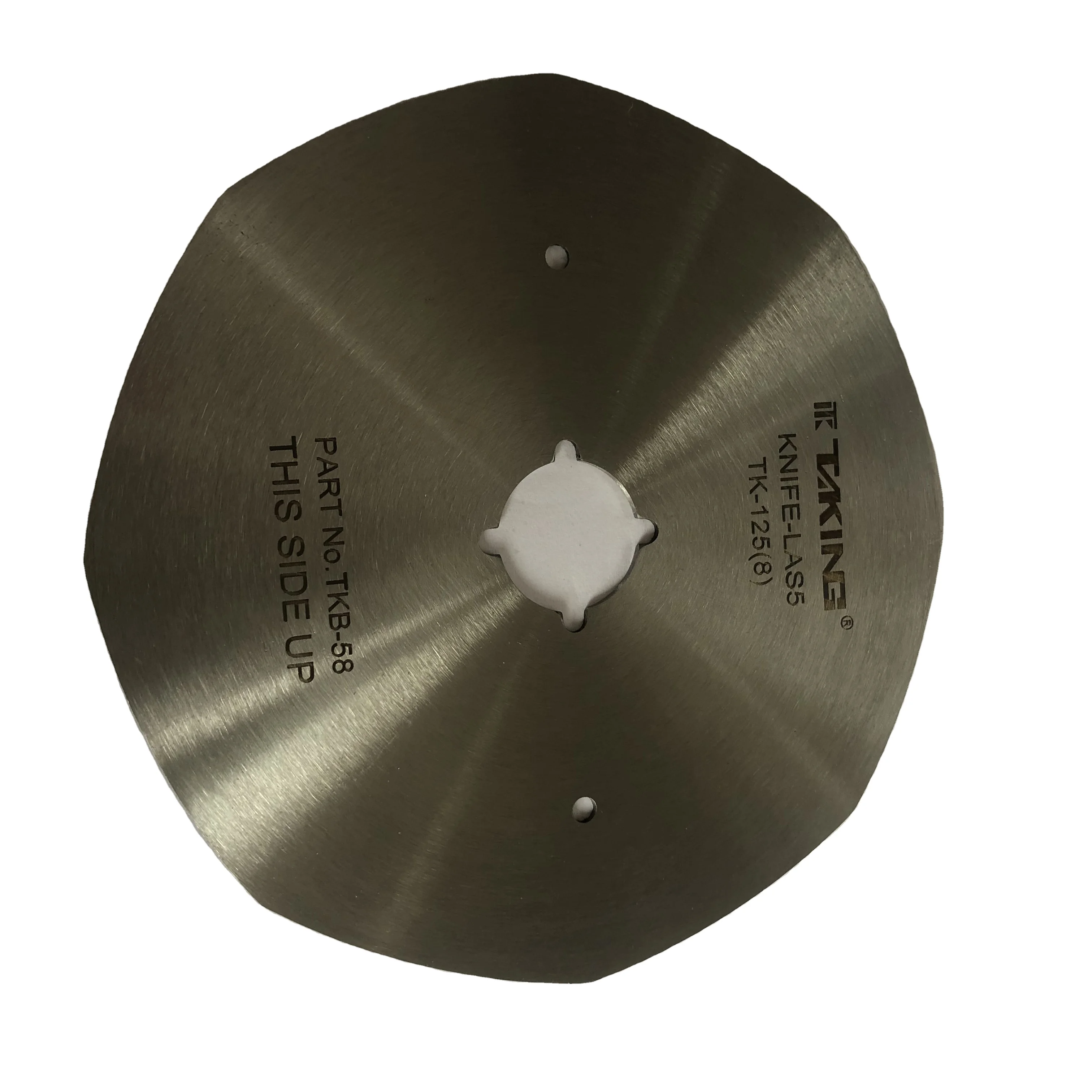 Принимая черный/синий YJ-125 (с угловым срезом 8) Круглая режущая пластина/текстиль режущее лезвие