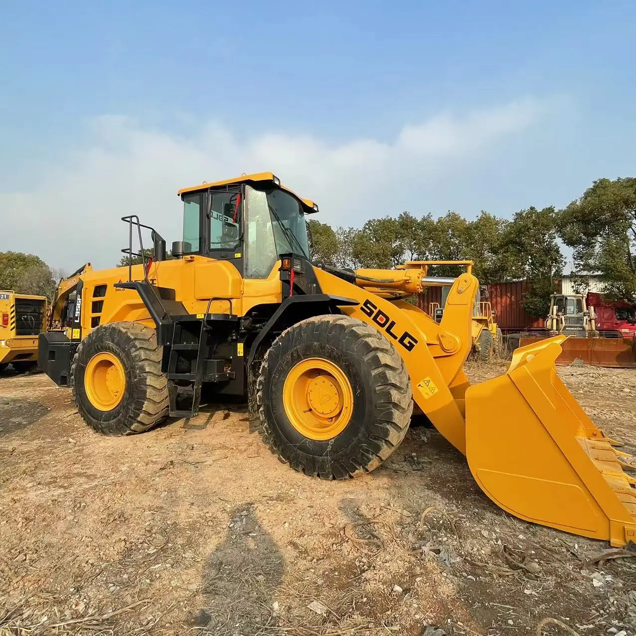Chinese SDLG LG956 used wheel loader with good condition for sale