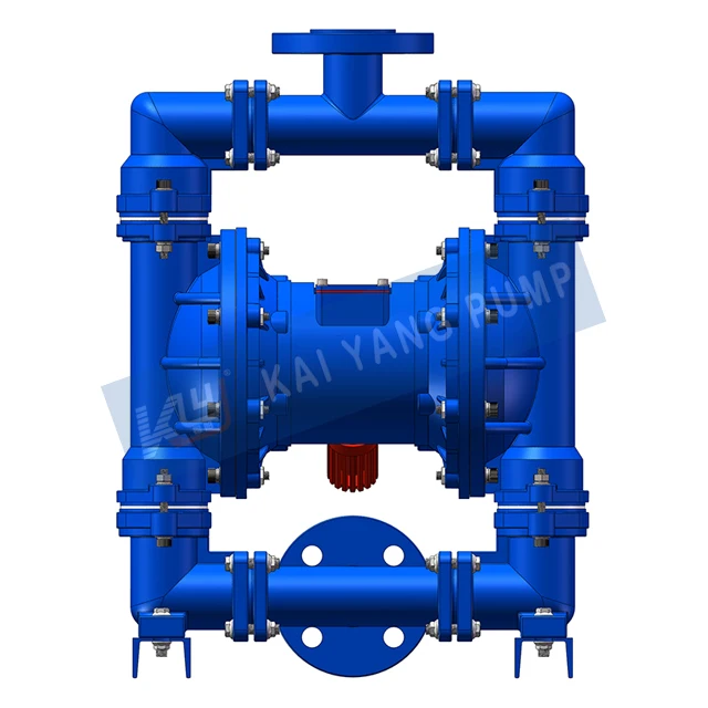 QBY-K32LC Lining PTFE Diaphragm Pump Strong Acid And Alkali Resistance Pneumatic Double The Overall Structural Stability Of
