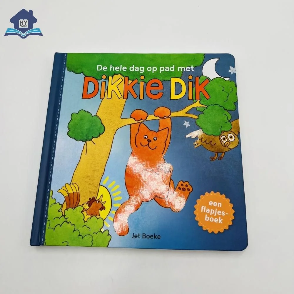 Direct sales peekaboo toy early education book kids hardcover lift the flap book 3d pop up book for toddlers