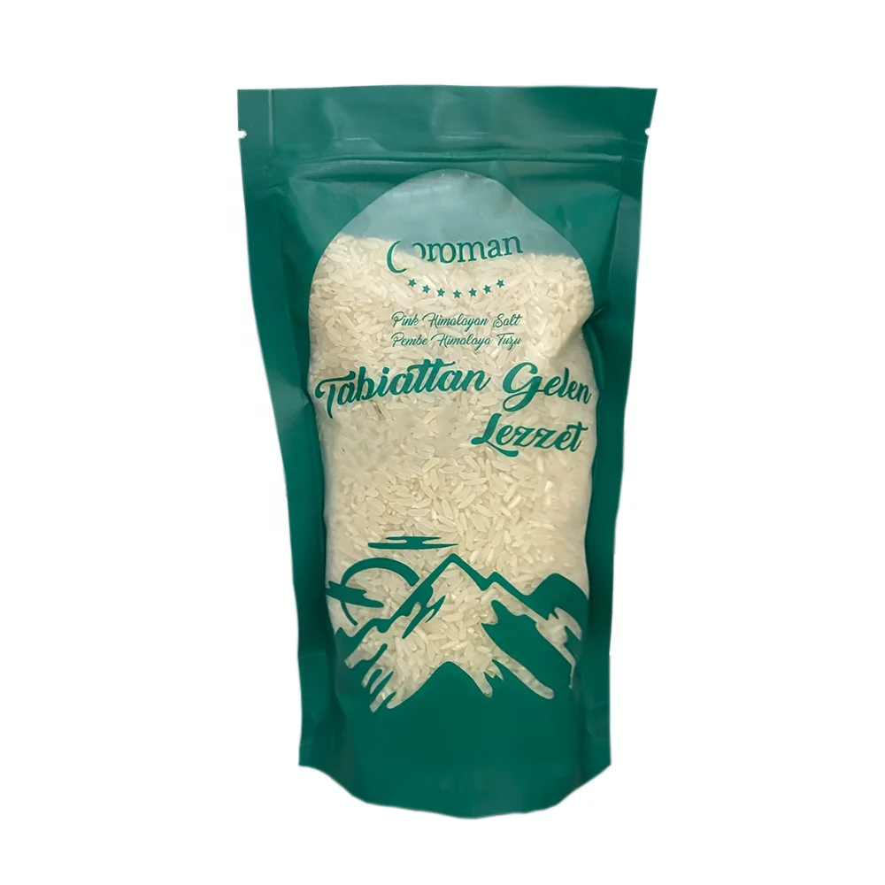 Stand up salt  sugar PET PE packaging pouch plastic zipper bag