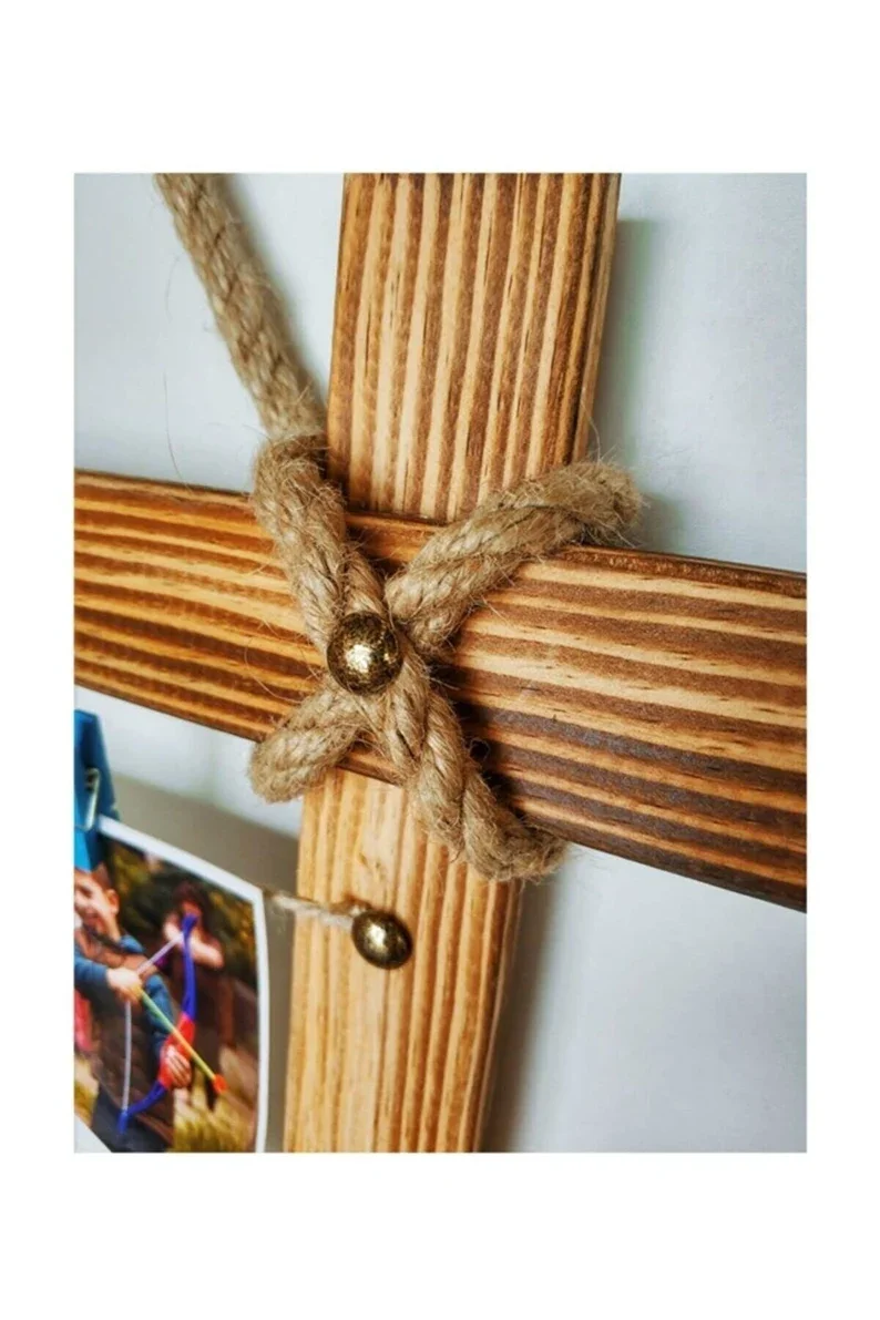 High Quality Handmade A4 Picture Frame Retro European and American Style Black Walnut Teak Vintage Wooden Photo Frame