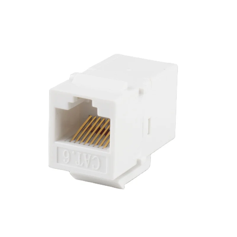 seto UTP Cat 6 keystone Jack RJ45  rj11 Inline keystone coupler