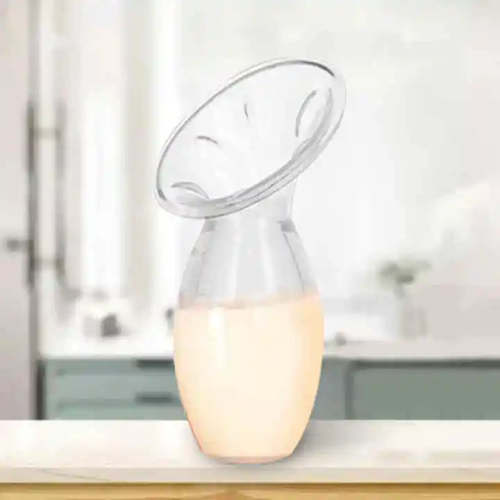 High Quality BPA-free Manual Pattern Lactation Women Silicone Breast Milk Collector For Baby Nursing