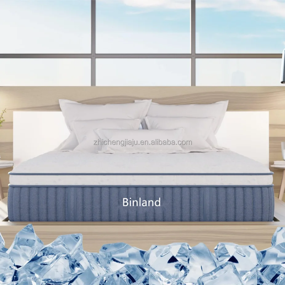 5 Star Hotel Luxury Queen King Size Mattresses Euro Top Pocket Spring Mattress Nature Latex Gel Memory Foam Bed Furniture in Box