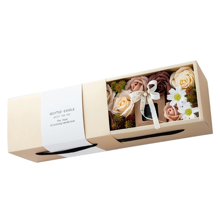 SINGHUA Manufacturers Customized Soy wax Candles Scented Luxury Beeswax Candle Set With Logo And Packing For Valentines day