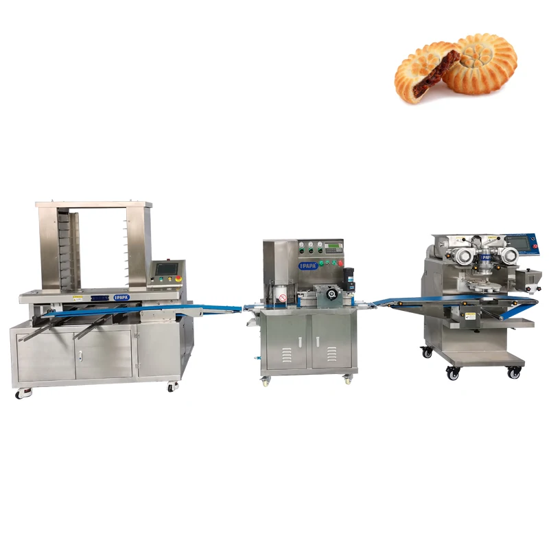 Automatic Pineapple Pastry Kubba Maamoul Stuffing Forming Machine