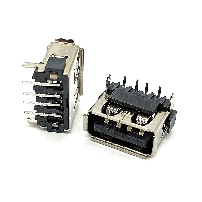 PCB Mount SMT Short Body USB A Female Socket Connector