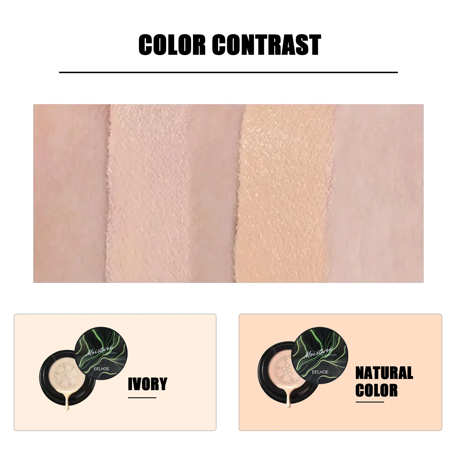 Mushroom Head Make up Air Cushion Moisturizing Foundation Oil-control Natural Brightening Makeup BB Cream