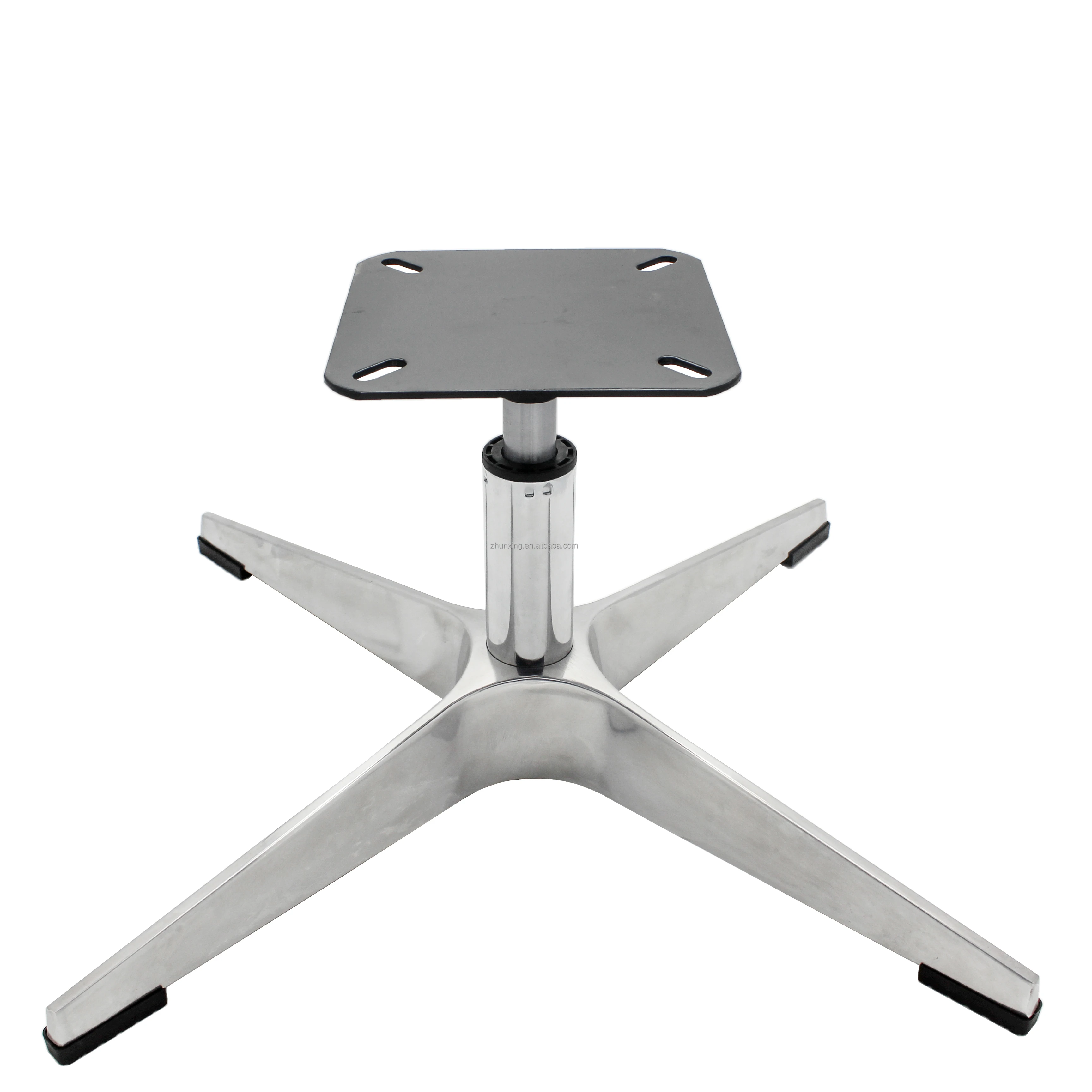 Base Aluminum Furniture Sofa Table/Desk Chair Metal Coffee/Dining  Crisscross Bases