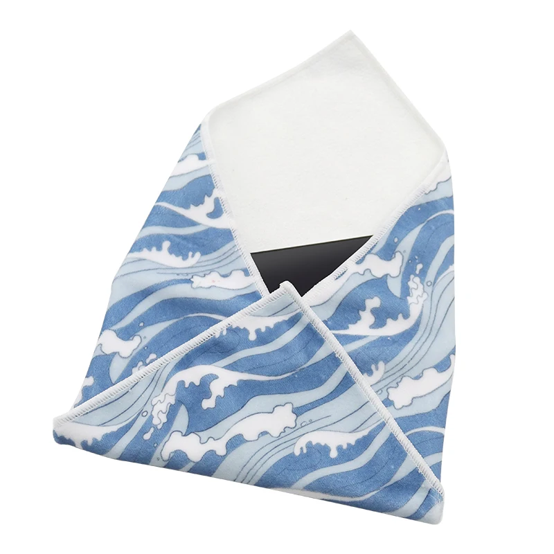 Spot Printed Towel Portable Gift Camera Mobile Phone Cosmetics Storage And Protection Magic Self Sticking Wrapper Cloth