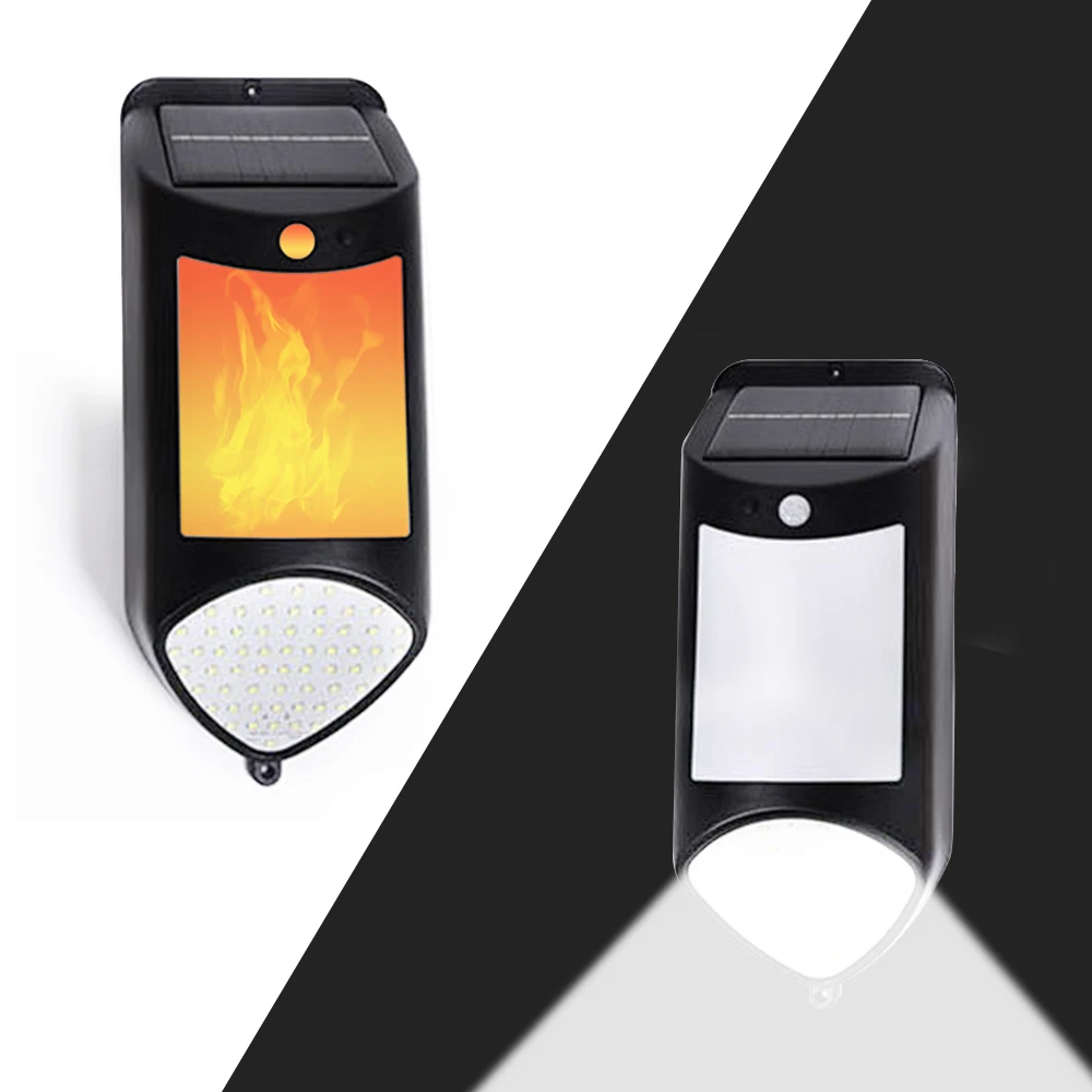 Small Solar Outdoor 128 Led Motion Sensor Smart Solor Security Light For Wall Mount