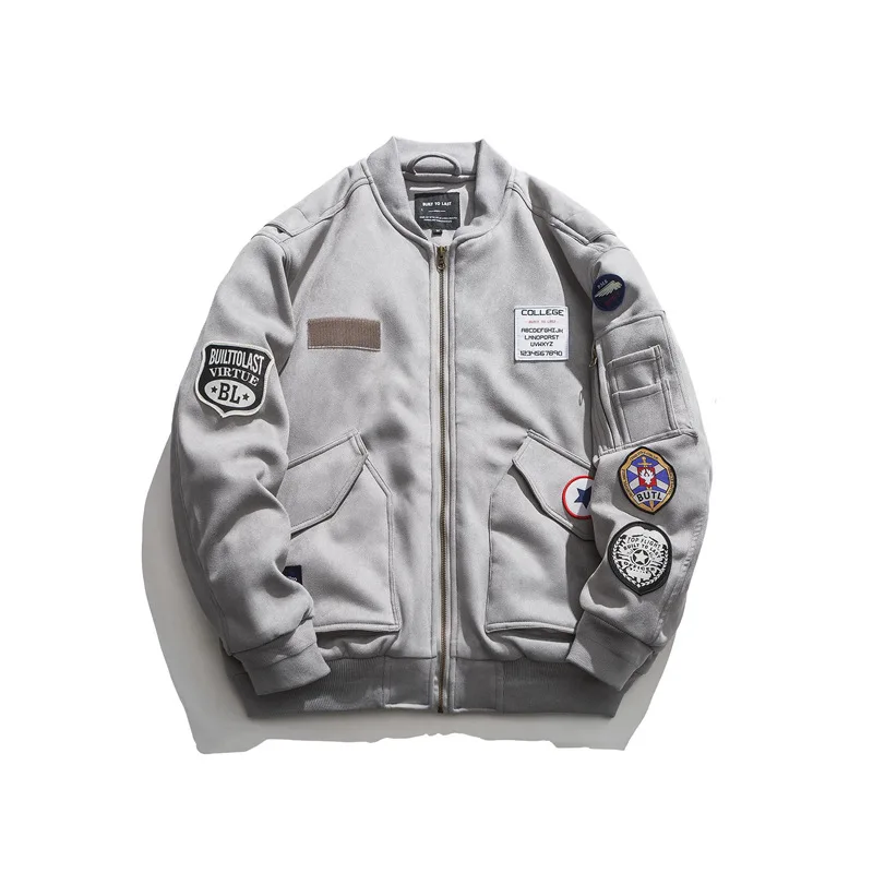 
Men bomber nylon puffer down jacket with custom logo 