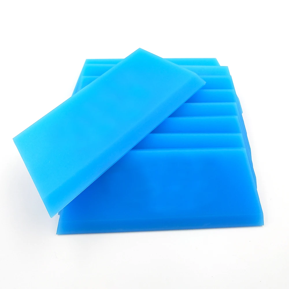 Small Squeegee 5 inch Rubber Window Tint Windshield Squeegee for Car Window, Glass, Mirror, Shower, Auto,Windows Cleaning(Blue)
