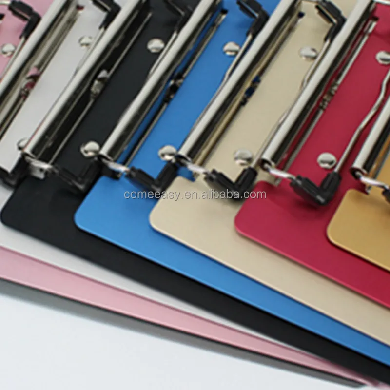 2024 Metal Aluminum Storage A4 Horizontal File Wall Mounted Clipboard Clips for Office