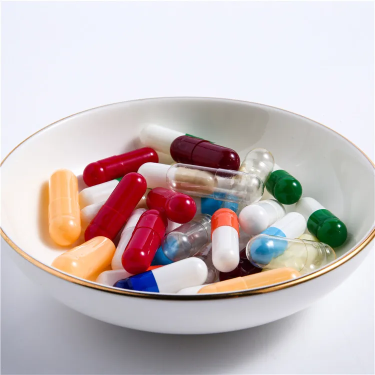 Pharmaceutical Grade Enteric-coated Capsule Empty Hard Gelatin Capsule Size 000 00 0 1 2 3 4 5