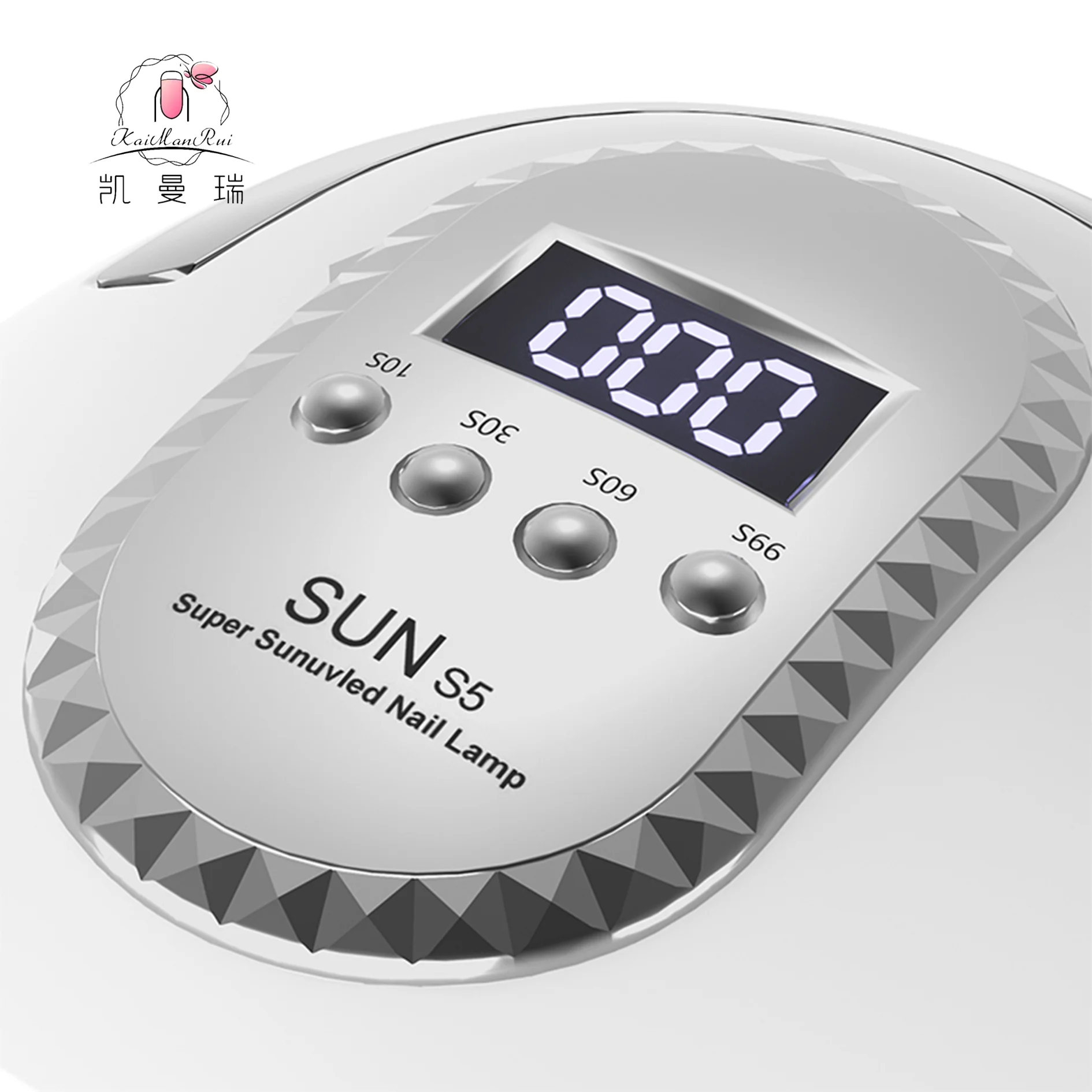 Kaiman High Power 280W SUN S5 Professional UV LED Nail Lamp Dryer Gel Nail Art Tools UV LED Nail Lamp With Handle