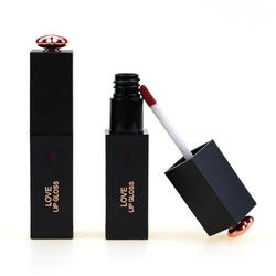 Shangmei Cosmetics pop luxury mica powder pigment for pigment powder rose gold wand lipgloss  tube with light