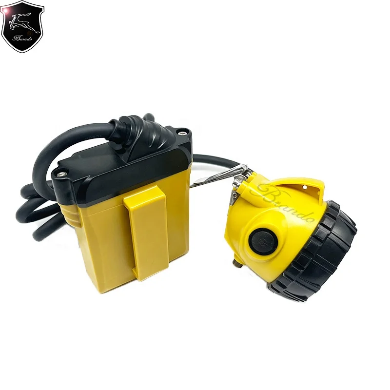 Brando  CE approved  anti-ecplosive 13H 25000lux KL12M led moving head light plastic helmet  waterproof cap lamp