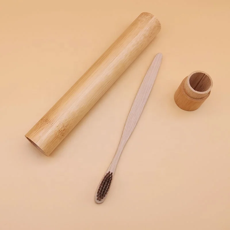 
Family 4 pack 100% organic custom engraving logo toothbrush bamboo 