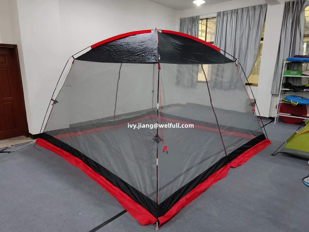 12 FT X 12 FT Portable Screened Mesh Net Wall Canopy Tent Dome Screen House for Patios Outdoor Camping Activities