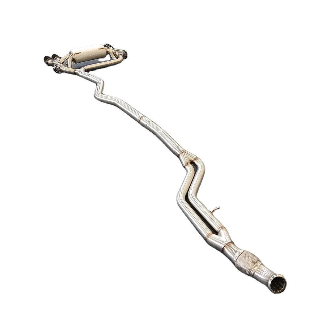 Новый дизайн выхлопной трубы Catback для BMW 420i 425i 428i 430i 435i 440i F32 F36 из нержавеющей стали