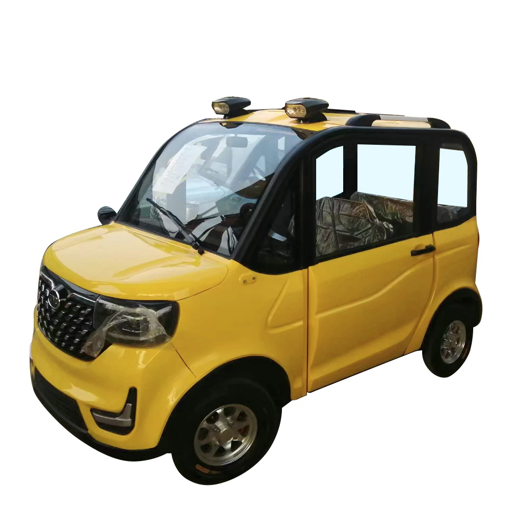 Low Speed Colorful Electric Automobiles Vehicle 4 Wheel 2 Doors 3 Seats Electric Mini Car