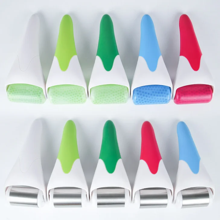 M2205 Micro Meedle Therapy 7 in 1 Derma Roller Set For Lip Eye Face Body Massage Roller Stamp Pen Ice Jade Roller Kit