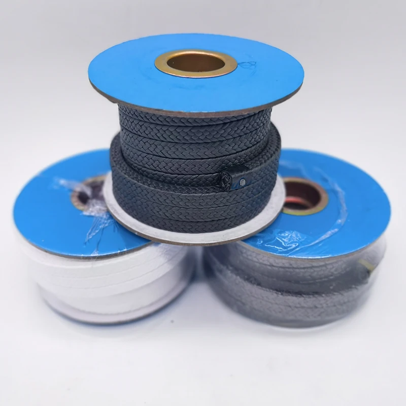 High quality pure PTFE packing high temperature resistant High pressure gland packing Customized Gland Packing Seal