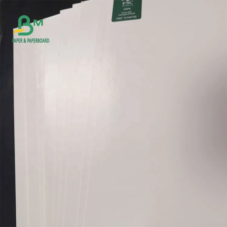 
FSC Certified 300gsm + 15g PE Coated Ivory Board For Lunch Box 70 * 100cm <span style=