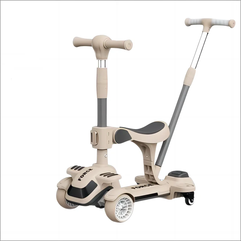 4in1 3 Wheel With Adjustable Height Folding Kids Ride-on Cars