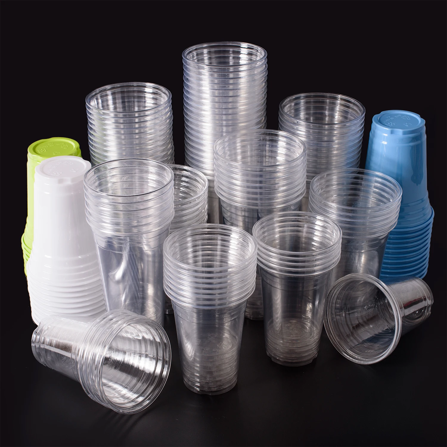 Most Popular In 2023 Factory price Custom printed plastic  pet juice container with lid glass 16oz Low MOQ cheap shipping cost