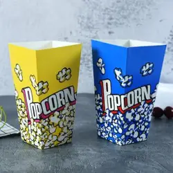 Wholesale Can Customize The Printed Pattern Of Popcorn Bucket Disposable Degradable Paper Popcorn Bucket