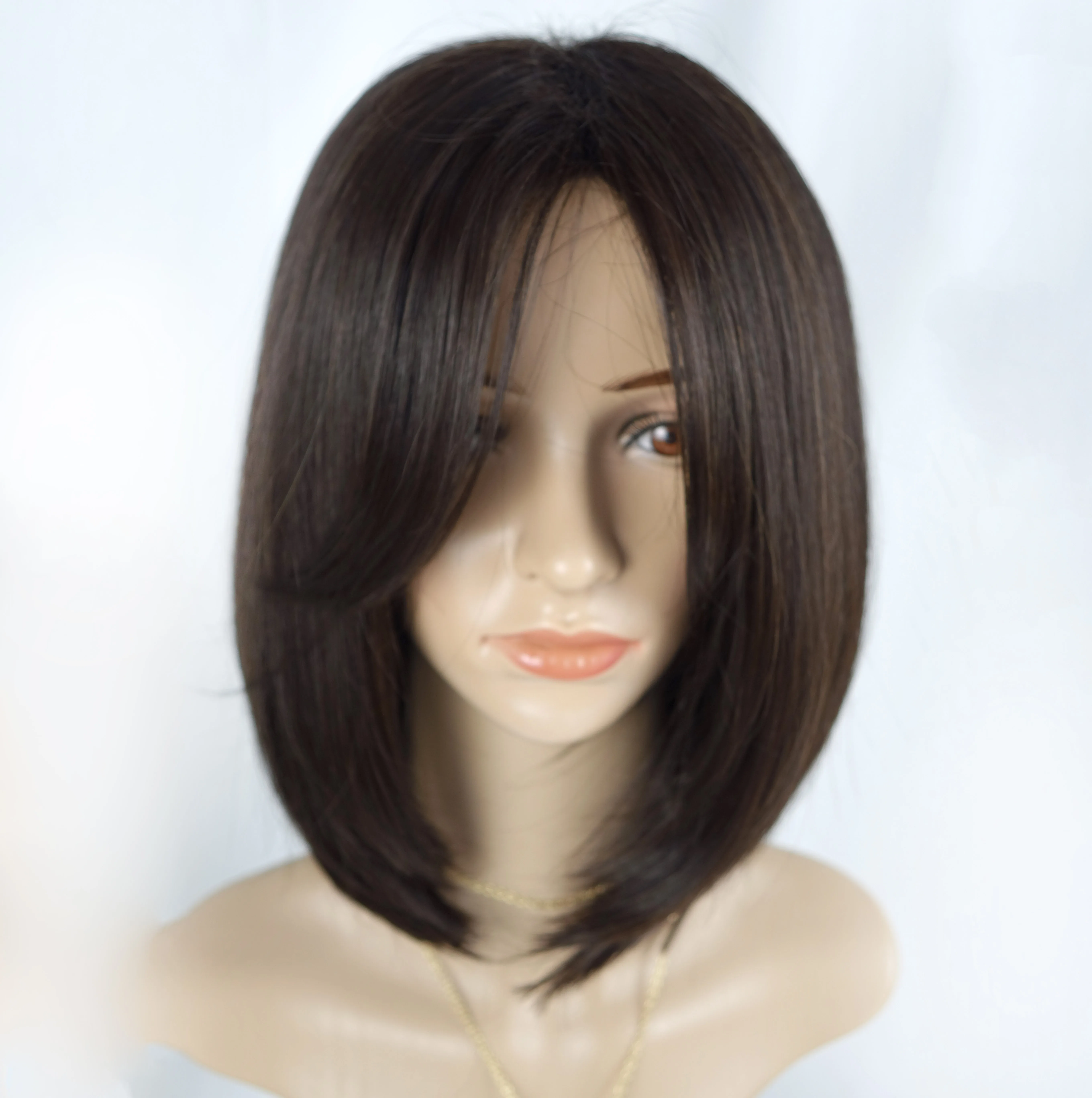 wholesale heat resistant blue wigs synthetic wig short premium synthetic bob hair wigs