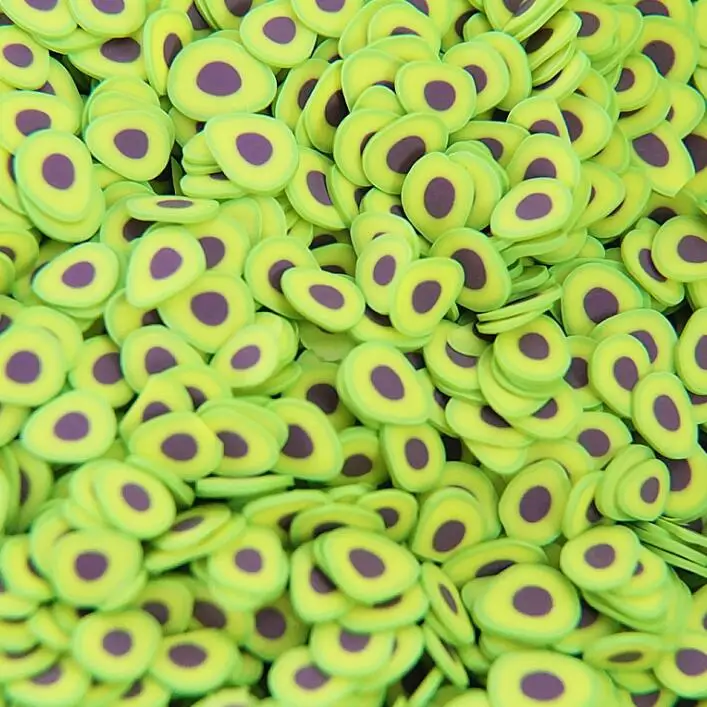 Hot Selling 1000g New 3D polymer clay Sprinkles Tiny Polymer Fruit Slices For Slime DIY Designs Decorations