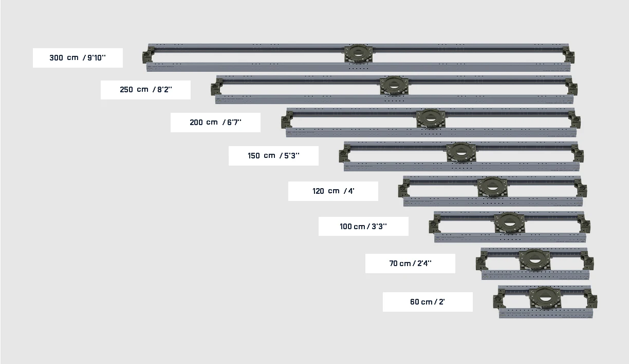 NSH Slide aluminum alloy camera track video camera track trolley Professional  Camera Slider