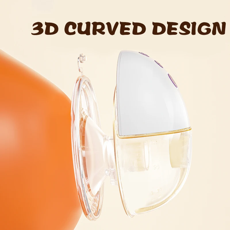 portable electric wearable breastpump hands free noiseless mother milk breastfeed vacuum double breast pump