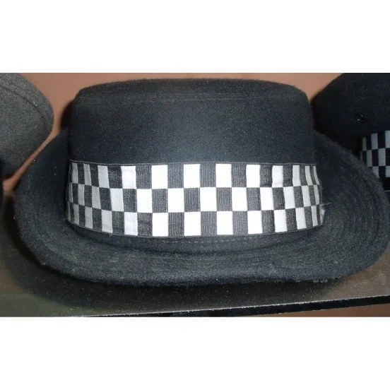 Wholesale Ceremonial Red Band Uniform Cap OEM Marching Band Ceremonial Uniform Accessories Hat Peaked Cap