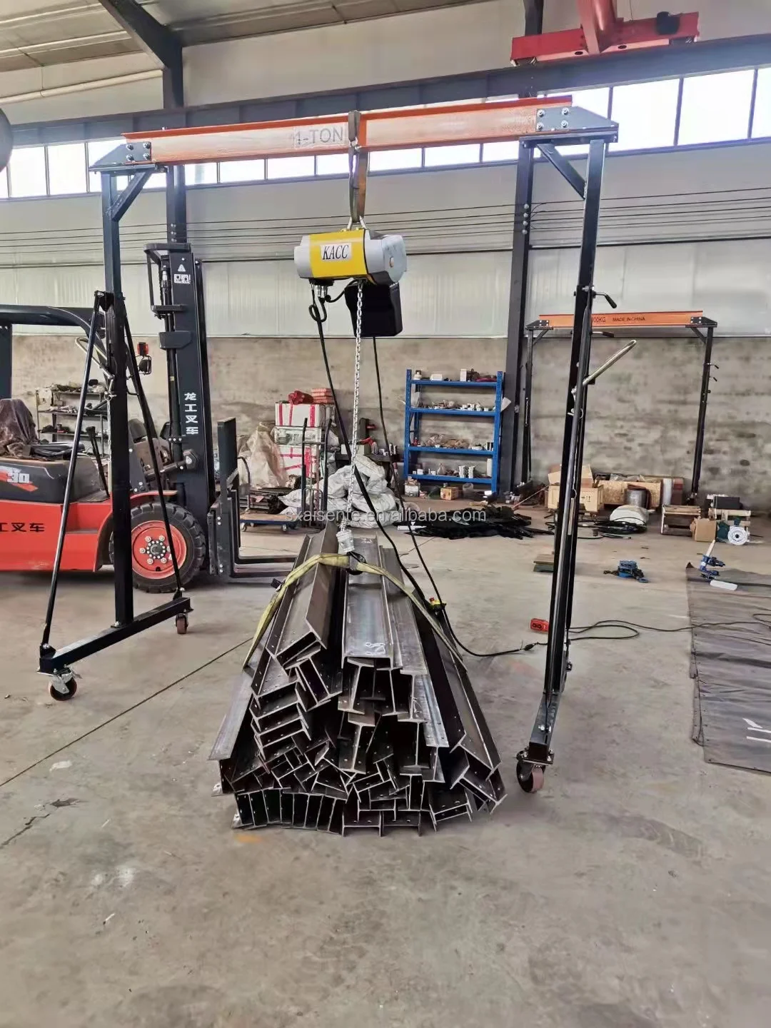 cheap price adjustable height telescope portable mini portable gantry crane price