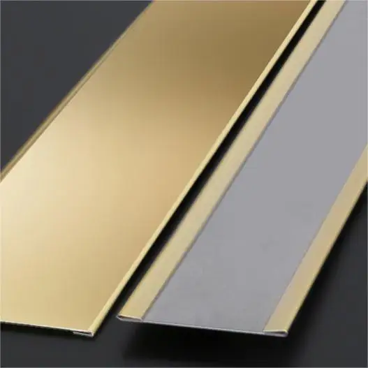 Stainless Steel Self Adhesive Tape Flat Trim Strip Stainless Steel Self-Adhesive Strip For Ceiling Furniture Decoration