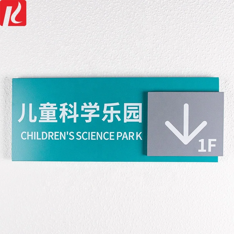 Kexian Custom Door Sign Stainless Steel Numbers Hotel Room Door Number Sign Indoor Floor Directional Signage