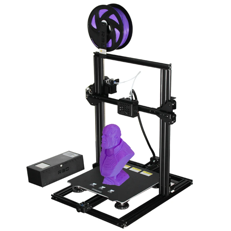 2022 R3D Large DIY 3d Printer 300*300*400mm Spring Steel Magnetic Board