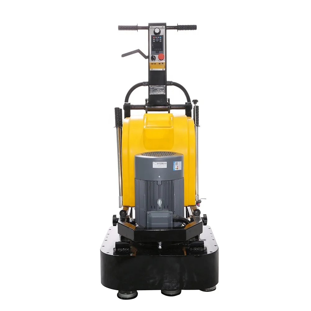 7.5KW Manual 12 Heads Professional Concrete Floor Grinding Machine / Industrial Floor Polisher And Grinder