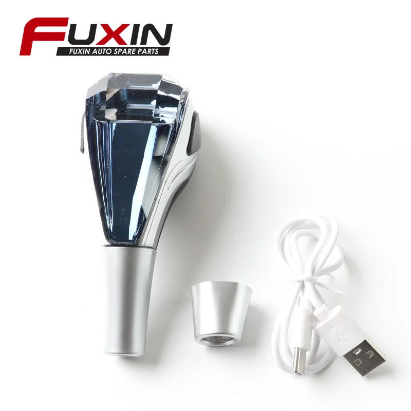 Crystal Cut Series Car Gear Shift Knob Touch Activated Multi-Color LED Light for Mitsubishi
