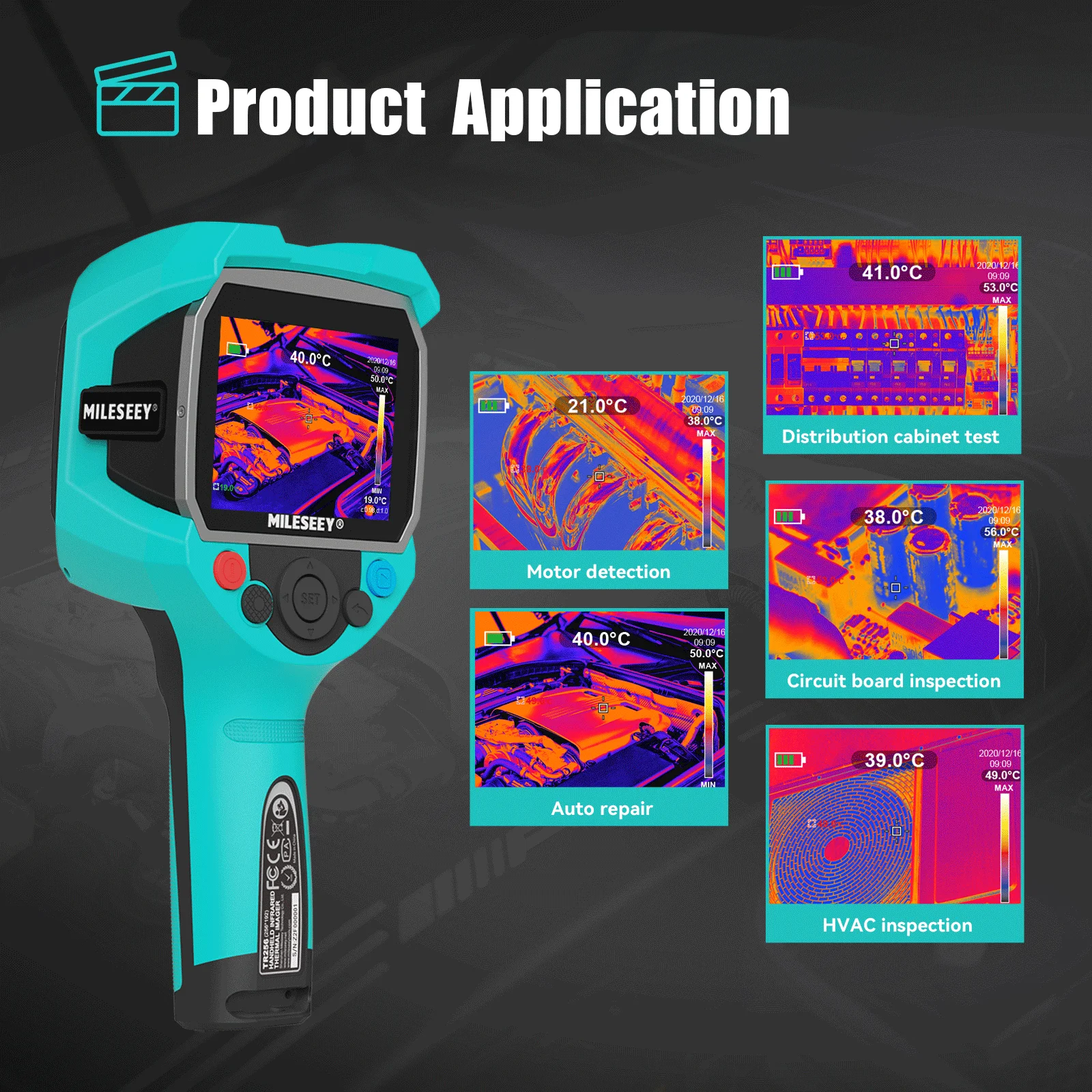 Тепловизионная камера MILESEEY TR256C Инфракрасный Тепловизор 256x192 тепловизионная типа C