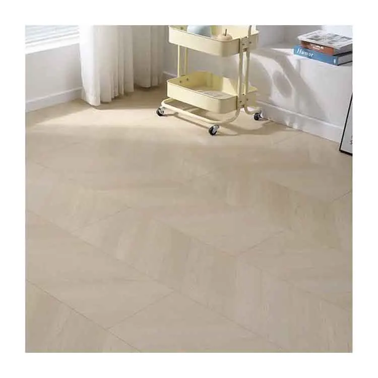 waterproof Fireproof Spc Flooring 8mm Herringbone Hybrid Interlocking Floor Tiles