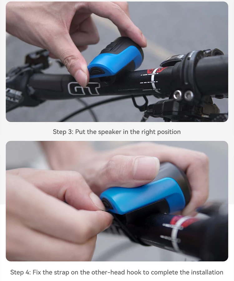 125 Decibel Electric Bike Horn Bike Security Horn Electronic Bicycle Bell