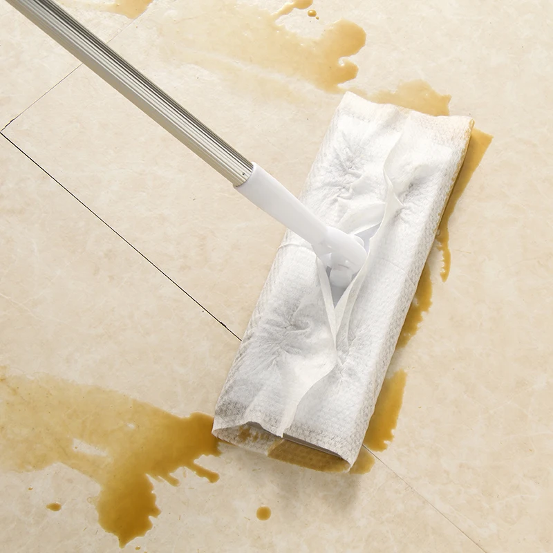 Polyester disposable non woven cleaning wipe dry mop floor cloth floor wet wipes