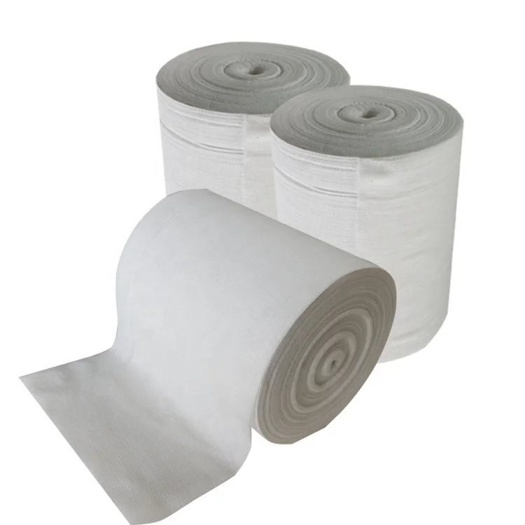 4 Ply Jumbo Medical Bleached Hydrophilic Absorb Cotton Gauze Roll